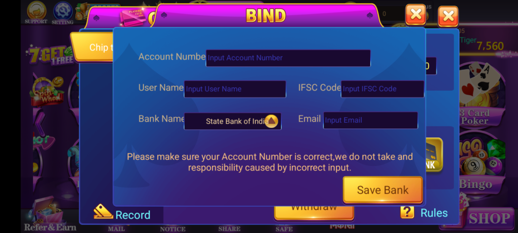 Teen Patti Club Game Android app screenshot 6