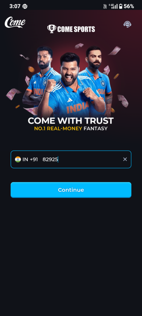 Come DREAM11 Android app screenshot 5