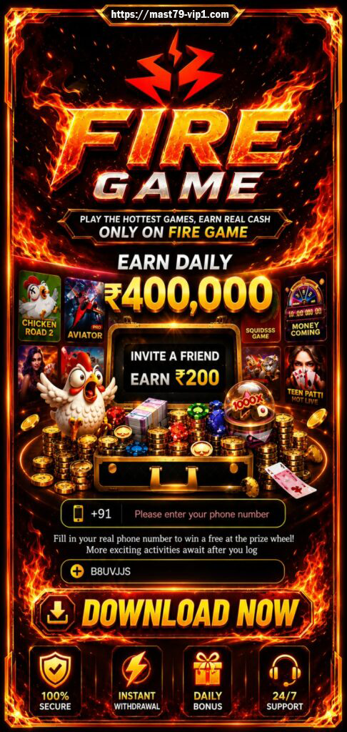Fire Game Android guide banner for Indian users